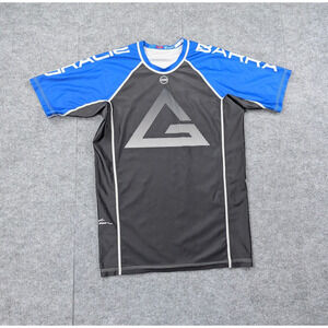 Gracie Barra Rash Guard Men Small Compression BJJ Training Jiu Jitsu Martial Art